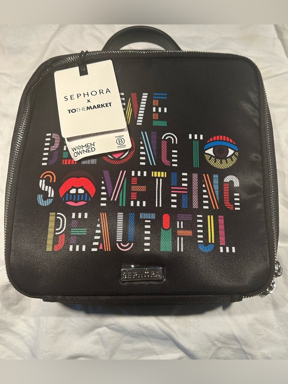 Sephora x To the Market cosmetic bag